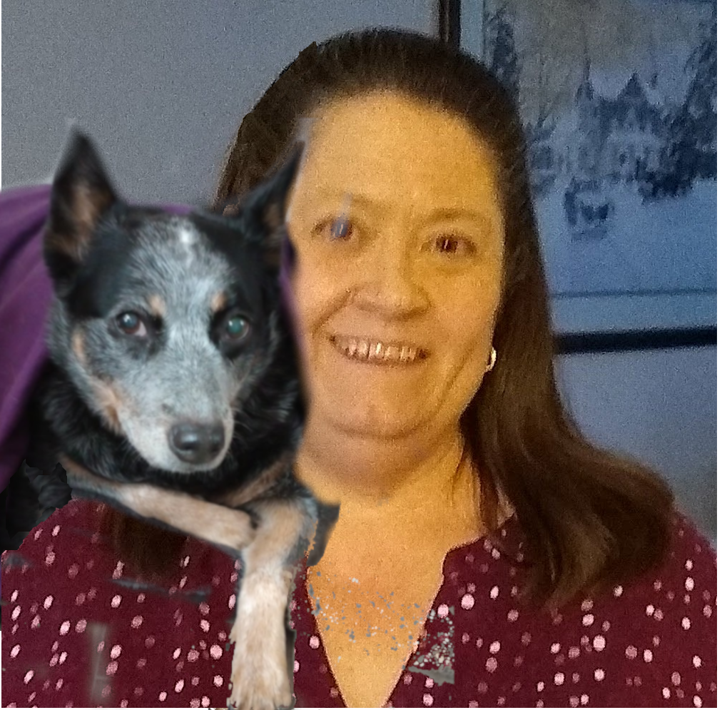 Woman with dog, related to independent publishing company context