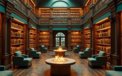 Elegant Library Ambience